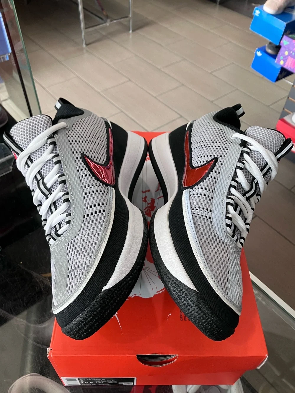 Nike Book 2 Spiridon Sport Red Size 9